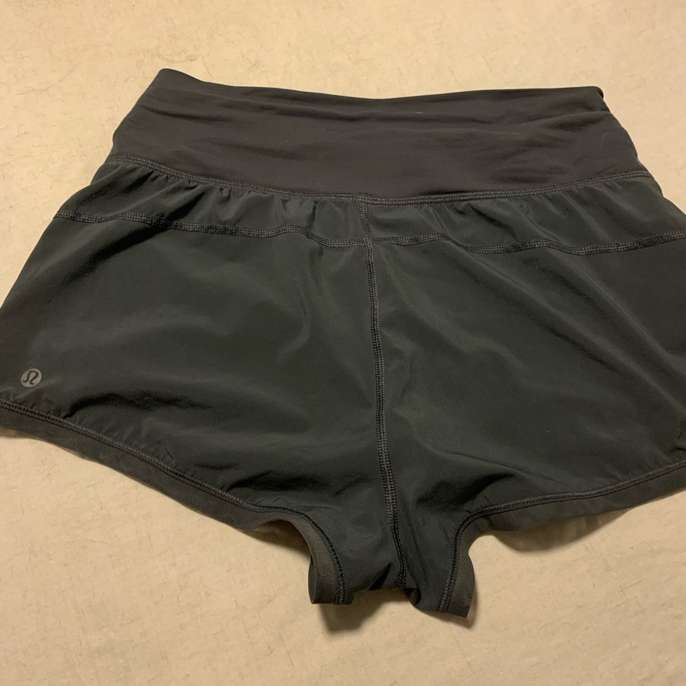 Lululemon Gray High Waisted Short